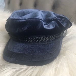 H&M blue bike hat